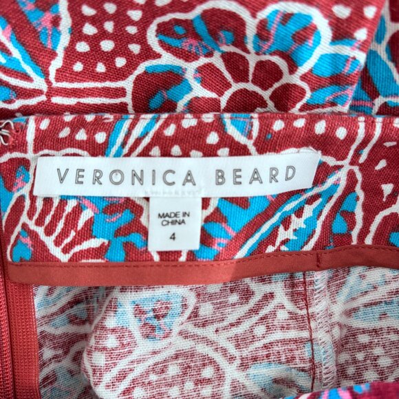 Veronica Beard Honolulu Skinny Cropped Linen Blend Pants - Picture 8 of 8